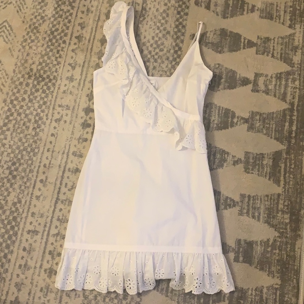 White mini dress